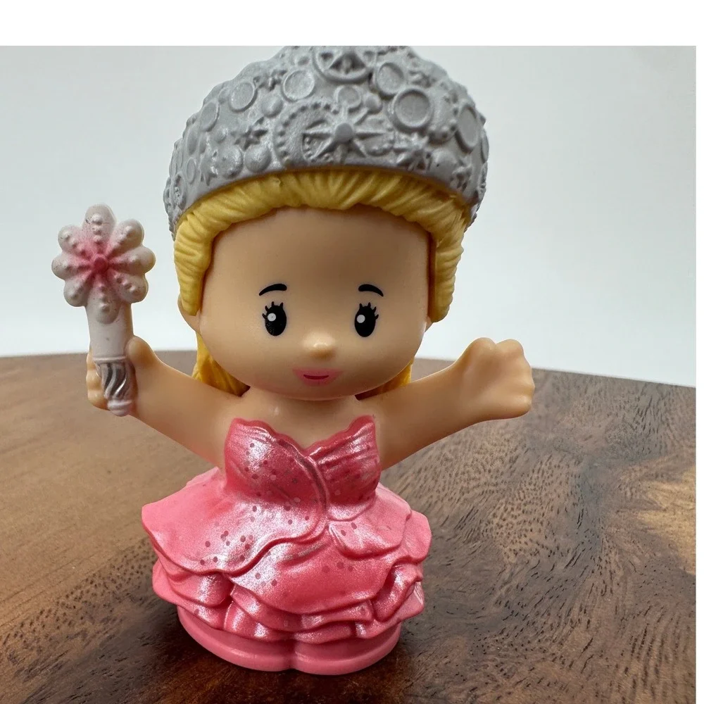 Fisher Price Little People Wicked Glinda the Good Witch Pink Dress Figure